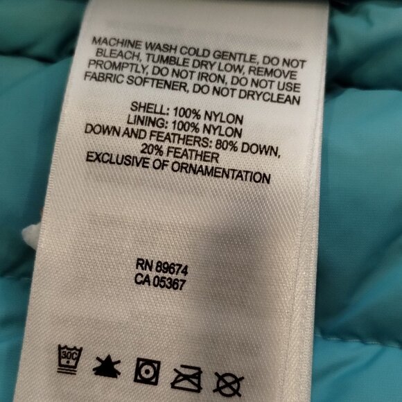 Mountain Hardwear Down Puffer Vest Blue Sz L - Picture 10 of 11